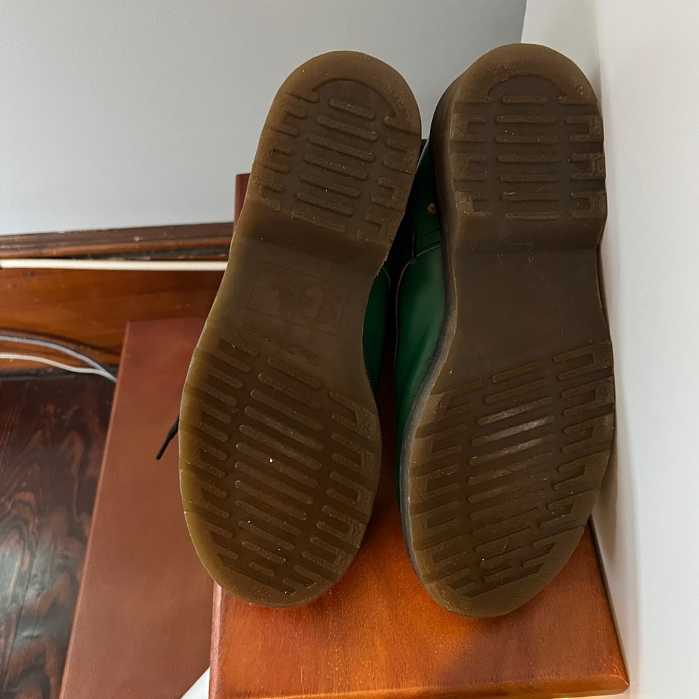 Dr Martens Made in England green 1460 boots - Picture 6 of 9